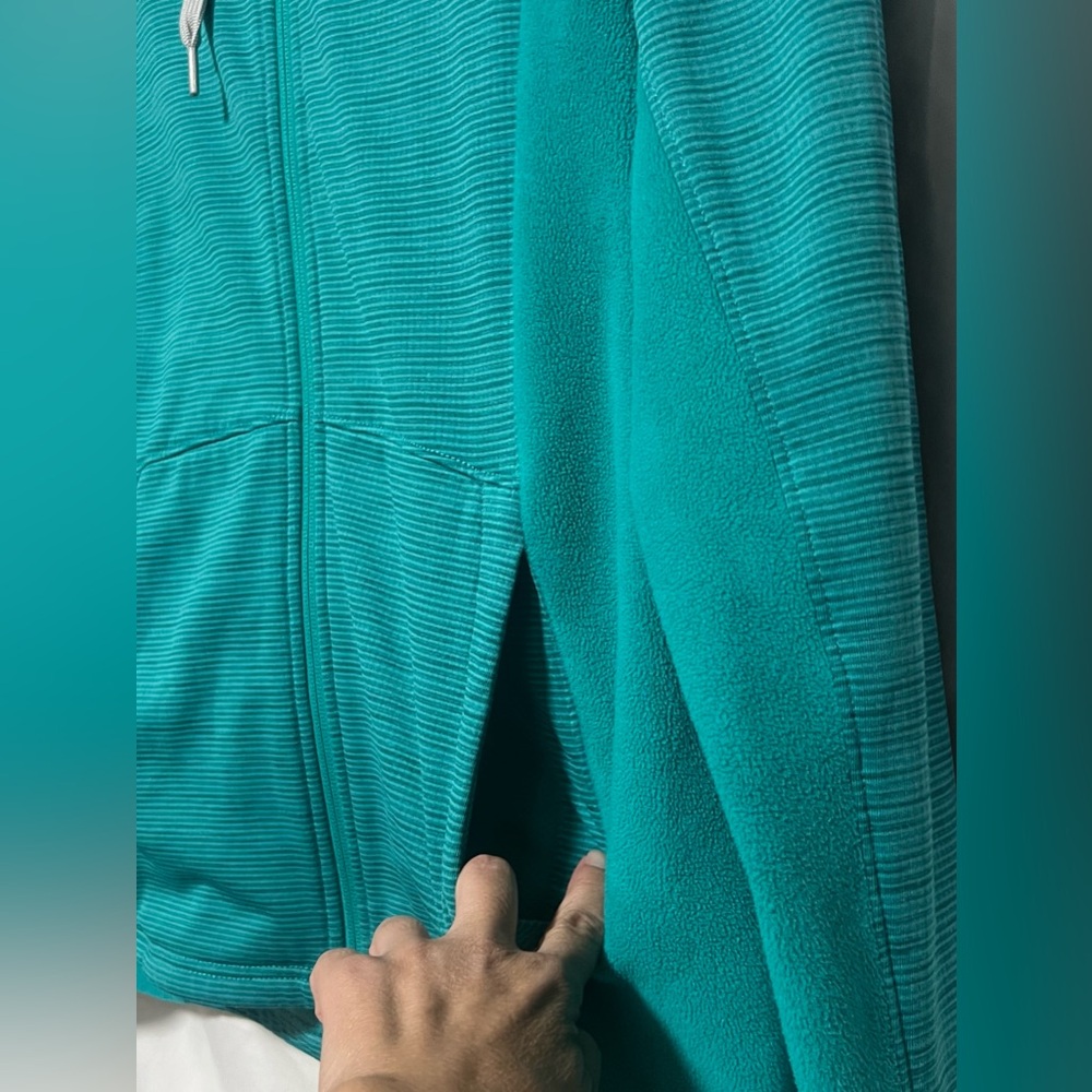 The North Face Castle Crag Hooded Full Zip Jacket Hoodie Winter Cozy Outdoor - Picture 5 of 12